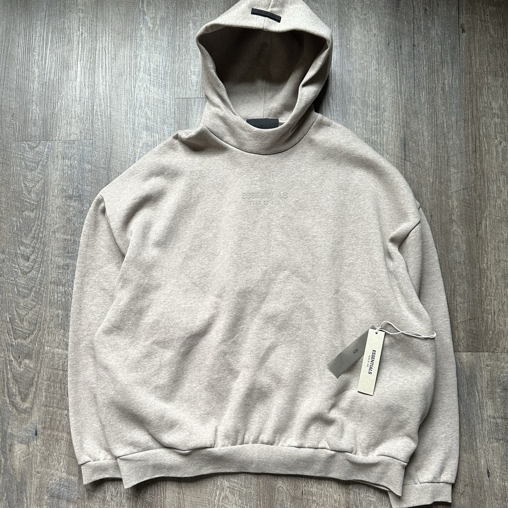 Fear Of God Essentials Hoodie Sweatshirt Boxy Fit Men's XL Hypebeast AUTHENTIC